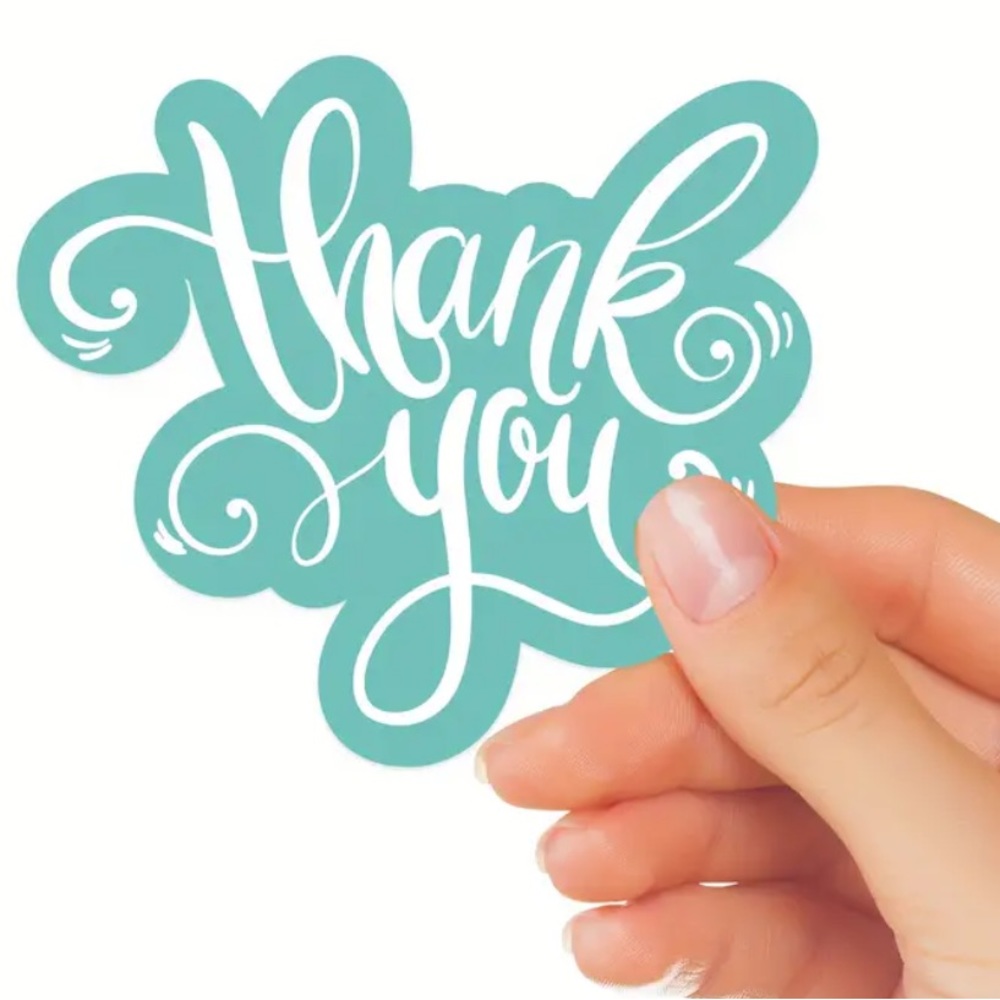 100 Thank You Cards - Picture 5 of 5